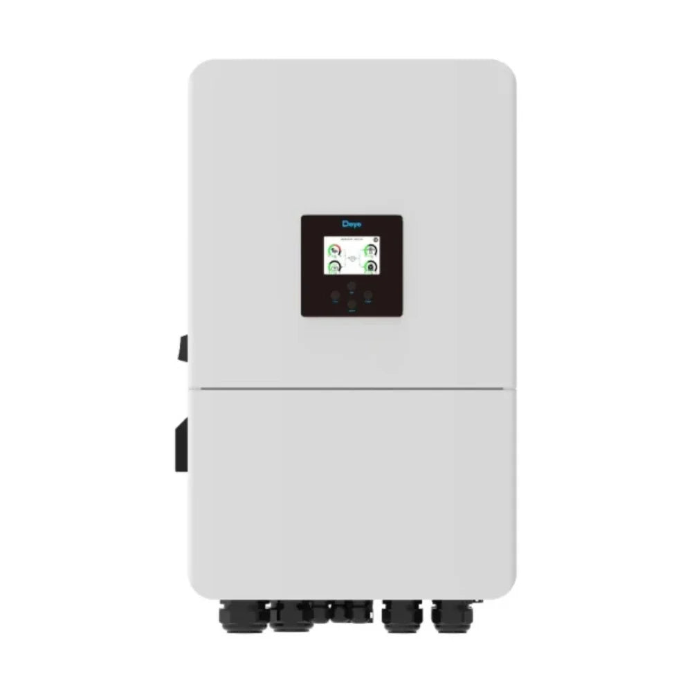 Deye SUN-80K-SG02HP3-EUEM6 aszimmetrikus hibrid inverter 80kW - 3 fázis, nagyfeszültségű (HV)