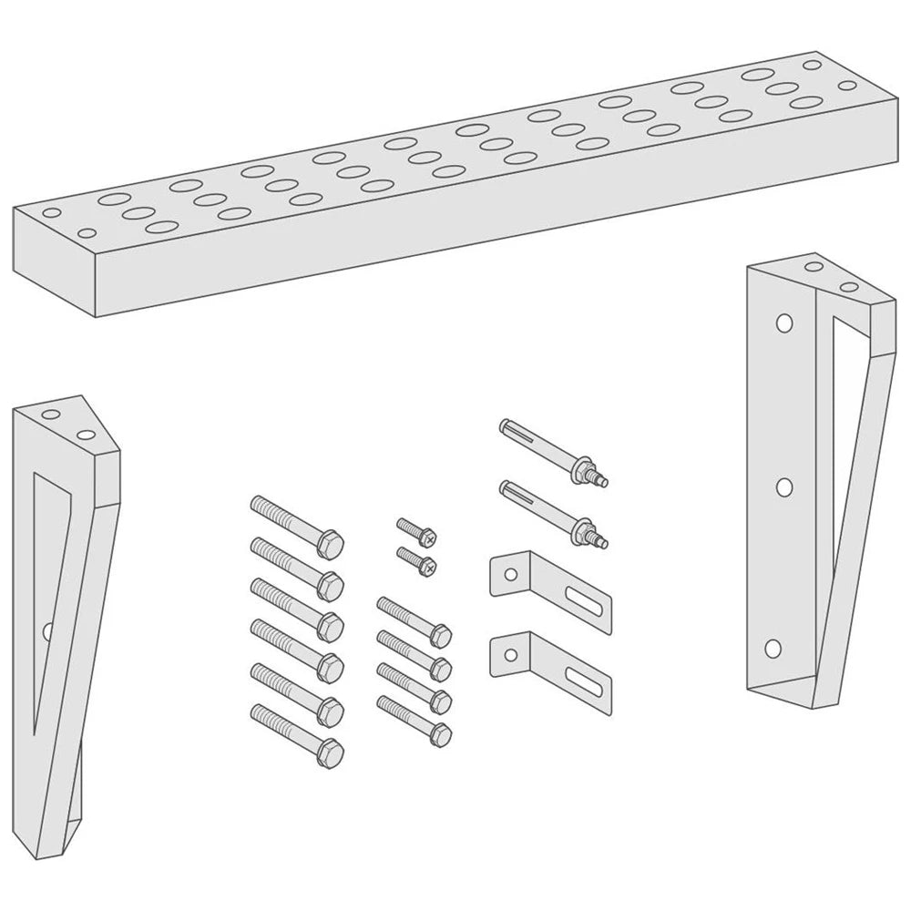 Huawei falra szerelhető tartó a LUNA2000-5/10/15-E0-hoz