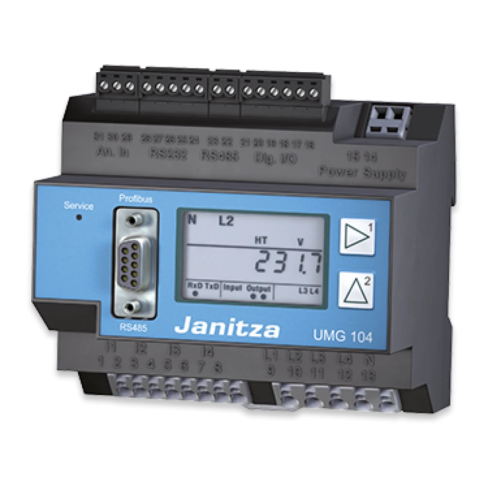 Janitza Power Analyser UMG 104 fogyasztásmérő