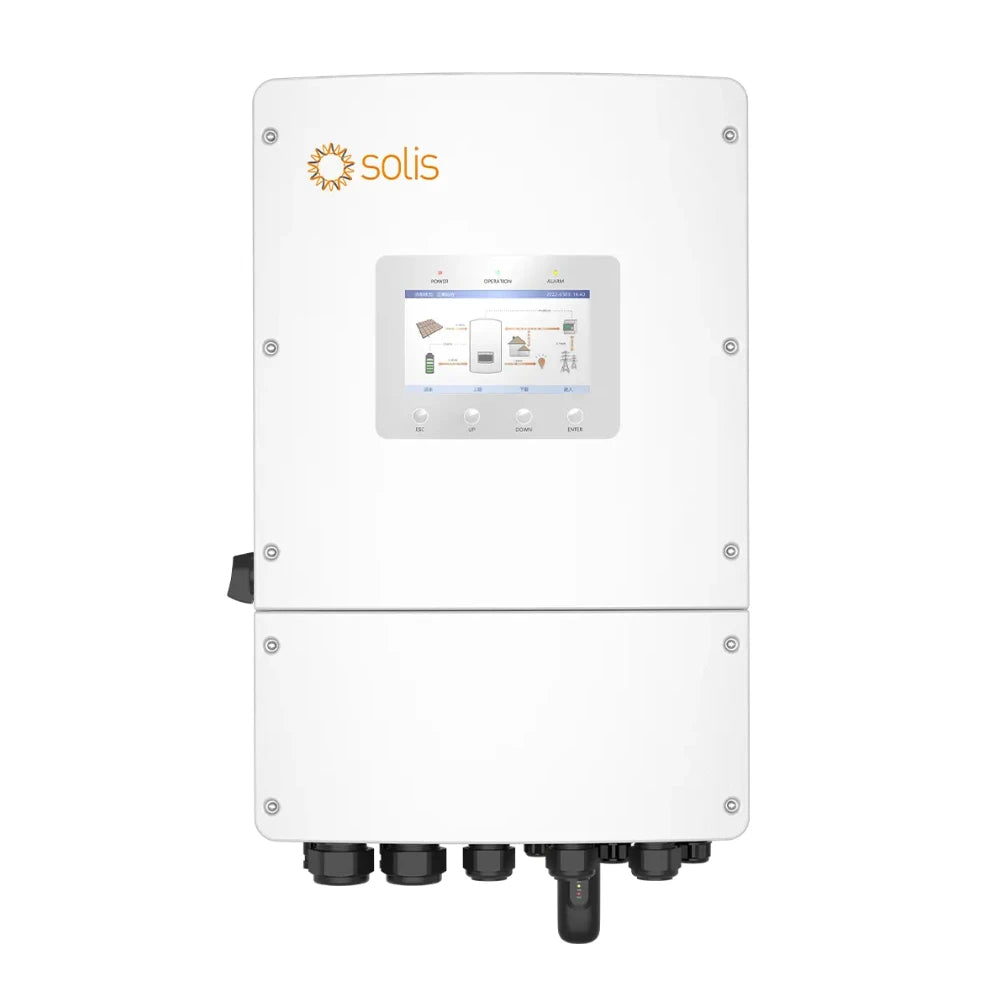 Solis S6-EH3P15K02-NV-YD-L aszimmetrikus hibrid inverter 15kW - 3 fázis, alacsony feszültségű (LV)