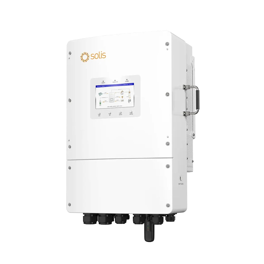 Solis S6-EH3P15K02-NV-YD-L aszimmetrikus hibrid inverter 15kW - 3 fázis, alacsony feszültségű (LV)