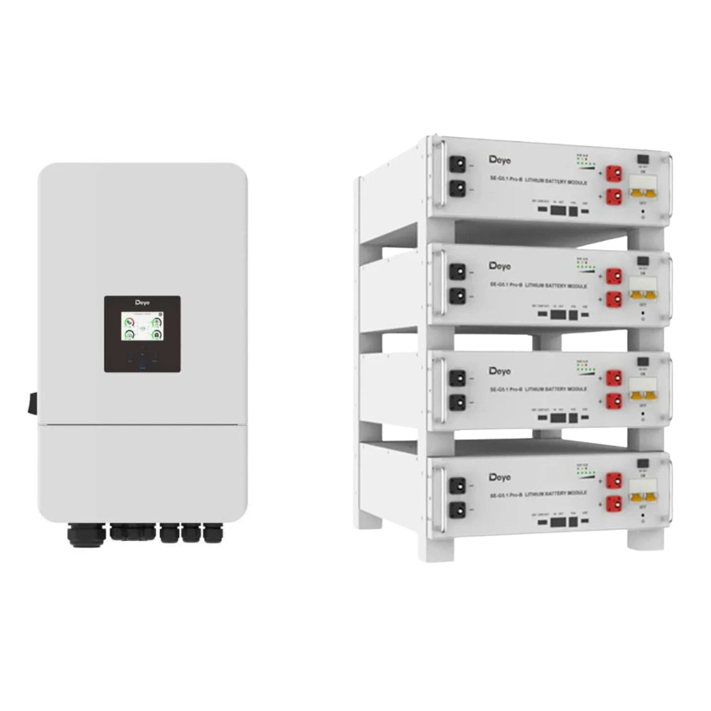 Deye 5kW hibrid inverter (LV) + Deye 20kWh akkumulátor (PRO-B)
