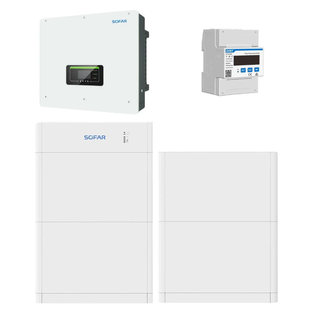 Sofar 10kW hibrid inverter + Sofar 20kWh akkumulátor
