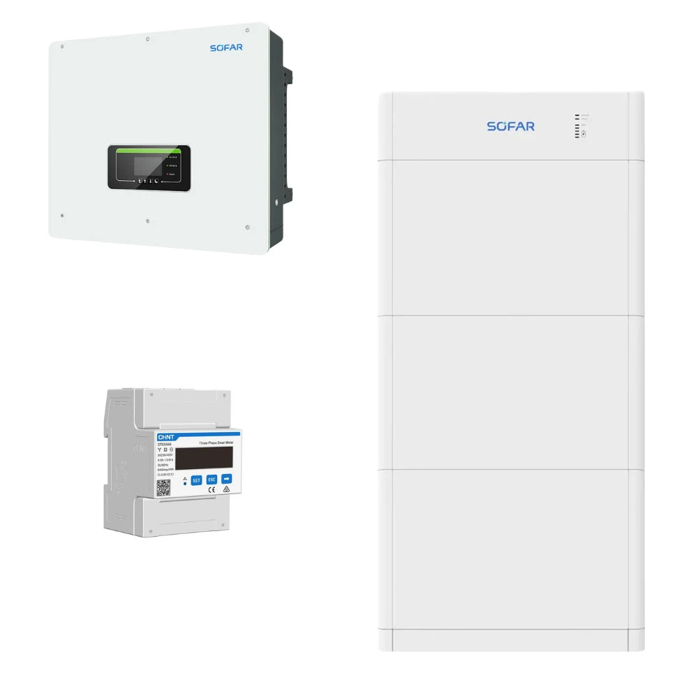 Sofar 5kW hibrid inverter + Sofar 15kWh akkumulátor