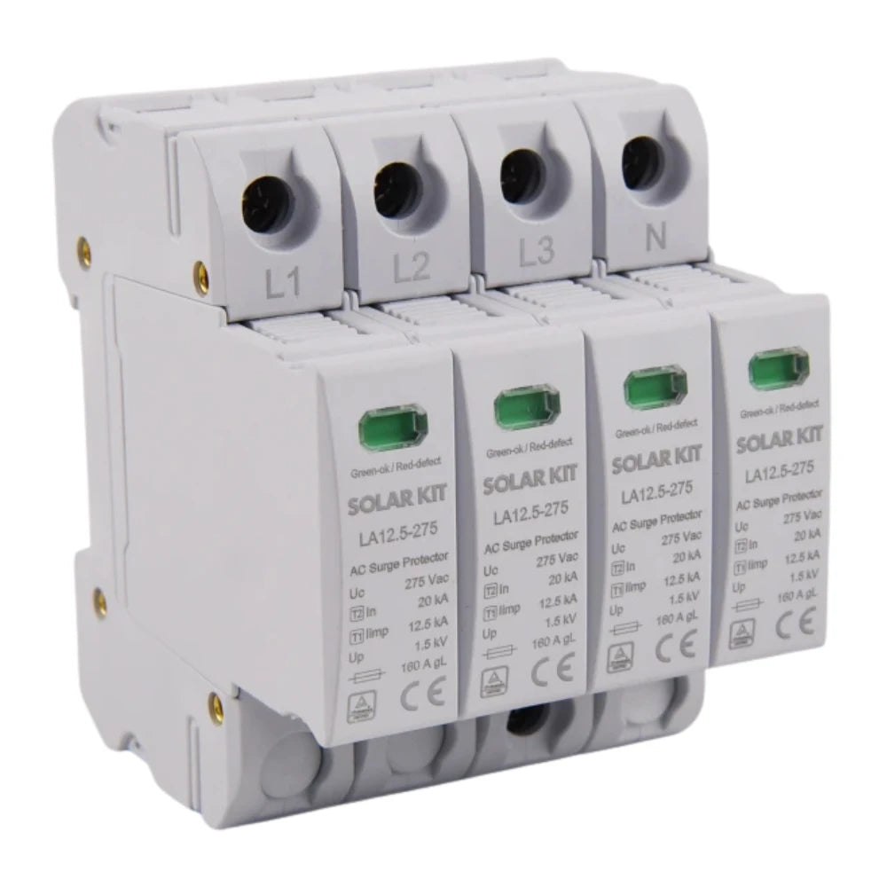 WattKit AC túlfeszültség-levezető 3P (T1+T2 - villám- és túlfeszültség-védelem)