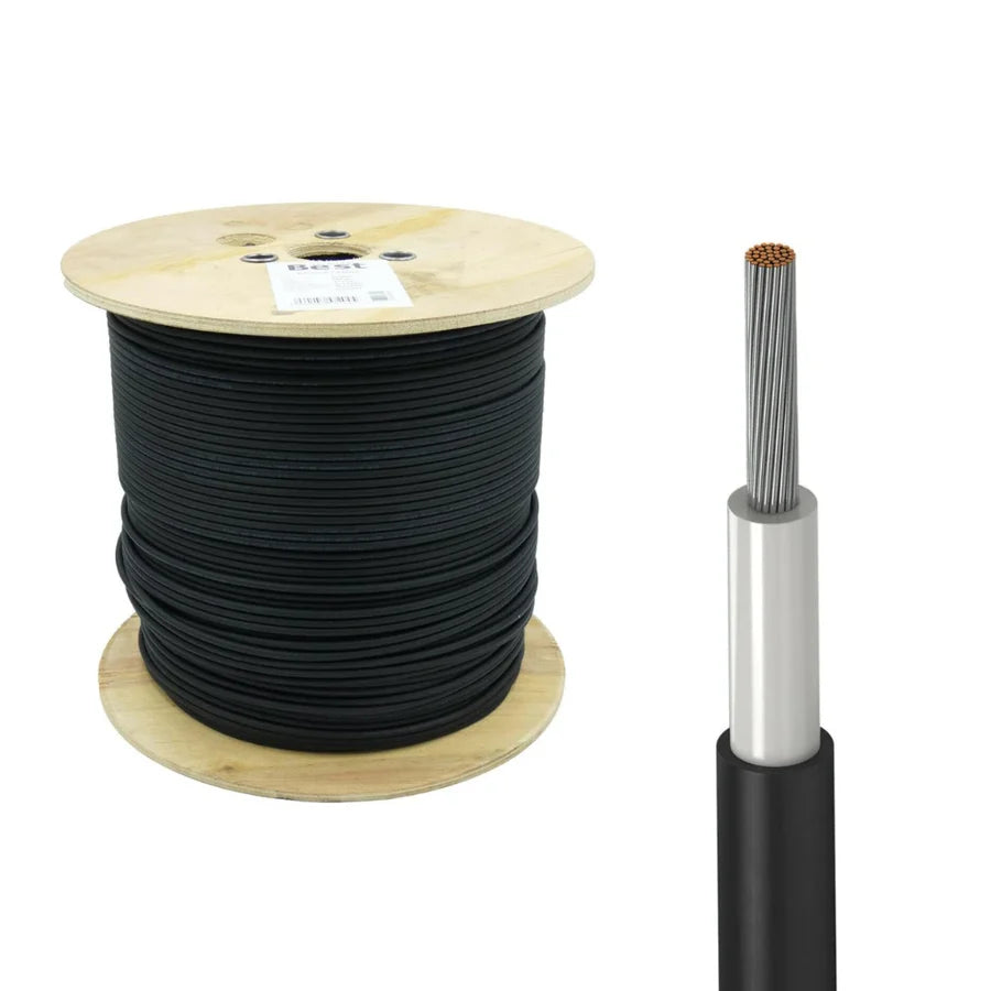 WattKit DC kábel 6mm2 - fekete 10km tekercs