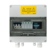 WattKit előreszerelt AC védelmi doboz 32A (villám- és túlfeszültség-védelem, T1/T2)